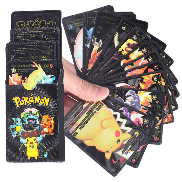 25 cartas pokemon negras español e ingles - Comprar Cromos antigos